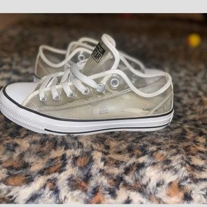 Clear converse chucks